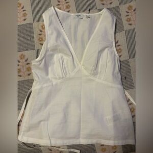 Aritzia Cream Sleeveless Chemise